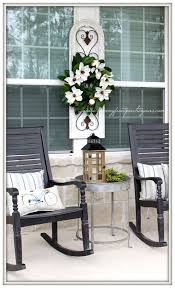 Early Spring Farmhouse Front Porch Porch Wall Decor Diy Front Porch Front Porch Furniture