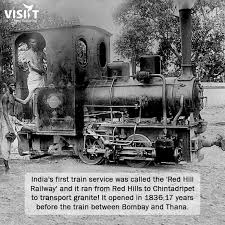 First passenger train ran in India on ...