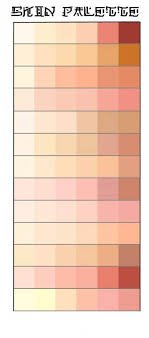 Skin Color Pallete Anime 60 Ideas Palet Warna Teori Warna Papan Warna