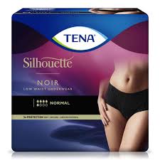 Tena silhouette normal low waist noir look and feel just like regular panties but also give you discreet protection against moderate bladder weakness. Tena Silhouette Pants Normal Noir 10 52