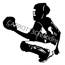 Download Png Silhouette Baseball Catcher Youth Svg Jpg Files For Vinyl Decal Cricut Clip Art Art Collectibles Wearefunnel Com