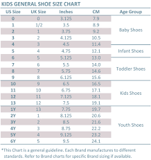 high quality printable shoe size chart for toddlers bump