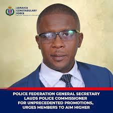 General Secretary of the Jamaica Police Federation, Sergeant Lloyd Duncan,  has commended Police Commissioner Dr Kevin Blake and the High Command for  their transformative approach to promotions within the Jamaica Constabulary  Force (