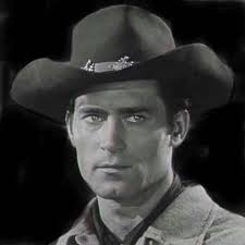 CLASSIC face of Clint Walker as Cheyenne = PERFECT lines. Look at those  lustrous eyes, jaw line, chin cleft, lips & Adams apple that gave him that  rich baritone speaking & singing