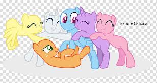 Mlp Base Group Hug My Little Pony Characters Illustration Transparent Background Png Clipart Hiclipart Don't just fav my bases. mlp base group hug my little pony