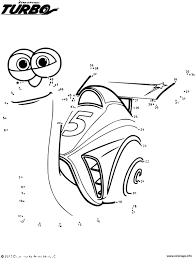 Hugo te propose maintenant de nombreux coloriages gratuits à colorier en ligne. Coloriage Turbo Escargot Relie Les Points Dessin Escargot A Imprimer