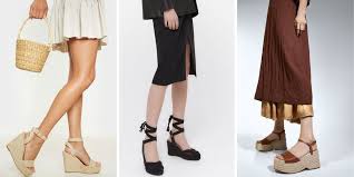 Les semelles compensées sont également appelées talons compensés. Chaussures Compensees Ete 25 Sandales Compensees Qu On Adore Cosmopolitan Fr