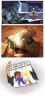 Genji Sends Mercy a Note | Pharmercy | Know Your Meme
