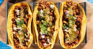 A taco can be made with a variety of fillings, including beef, pork, chicken, seafood, vegetables, and cheese. National Taco Day Deals 2019 Everywhere To Get Free Tacos Today Thrillist