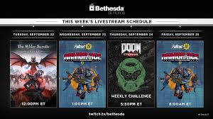 Bethesda softworks llc is an american video game publisher based in rockville, maryland. Bethesda On Twitter Happy Tuesday Here S What We Ve Got Happening With Livestreams For The Week Https T Co Huhnayk1m1