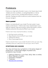 Image result for Proteinuria Causes