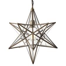 Maybe you would like to learn more about one of these? Dar Ilario 1 Light Star Pendant Large Antique Brass Ideas4lighting
