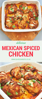 Mexican Chicken Thighs Recipe Chicken Spices Delicious Chicken Dinners Chicken