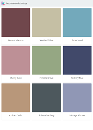 Formal Maroon Cherry Juice Artisan Crafts Washed Olive Hillside Grove Submarine Gray Snowboard Nobility Behr Paint Colors Paint Color Palettes Painting