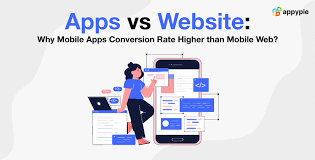 A web app is a piece of software that can be accessed by the browser. Apps Vs Website Why Mobile Apps Conversion Rate Higher Than Mobile Web