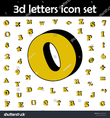 Words that start with the letter o. Letter O Alphabet 3d Icon 3d Stock Vector Royalty Free 1562700421