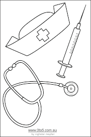 Nursing Hat And Stethoscope Coloring Page Google Search Nurse Clip Art Nurse Drawing Nurse