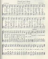 Trust And Obey Gospel Song Lyrics Inspirational Songs Praise Songs