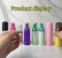 Custom Capacity 50ml Plastic Pump Bottle Small Pet Mousse Foam Bottle Foam  Pump Bottle
