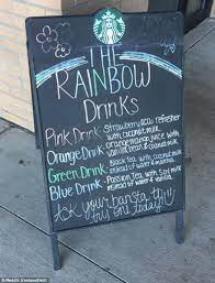 However, i decided to make a copycat for you. Ombre Rainbow Drinks On Starbucks Secret Menu Go Viral Daily Mail Online