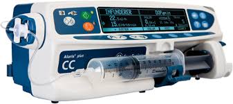 An infusion pump infuses fluids, medication or nutrients into a patient s circulatory system. Alaris Cc Plus Syringe Pump With Guardrails Bd