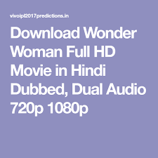 Download Wonder Woman Full Hd Movie In Hindi Dubbed Dual Audio 720p 1080p With Images Wonder Woman Movie Download Wonder Woman Movie