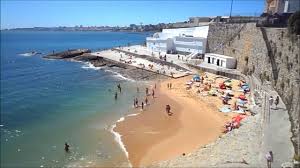 Estoril is situated on a coastline of beautiful beaches and clean waters. Praia Da Azarujinha Em Sao Joao Do Estoril Cascais Portugal Youtube