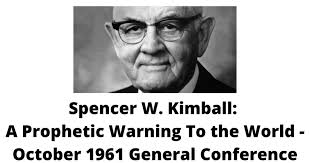 Russell M. Nelson's First General Conference Talk