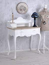 Shabby chic® furniture does more than combine comfort with style. Vintage Sekretar Weiss Schreibtisch Shabby Chic Tischkonsole Wandtisch Hma21 Palazzo Exklusiv Amazon De Kuche Haushalt Wohnen