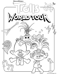 Get ready for school with @toddparr! Coloring Pages Trolls Printable Coloring Pages Blog Include