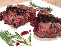 Then move the steaks to the unheated side of the grill. Grilled Bison T Bone Steaks With Balsamic Rosemary Steak Sauce