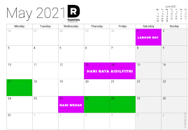 These dates may be modified as official changes are announced, so please check back regularly for updates. Here S How You Can Have 59 Days Off By Just Using 15 Annual Leave Days In 2021 Lifestyle Rojak Daily