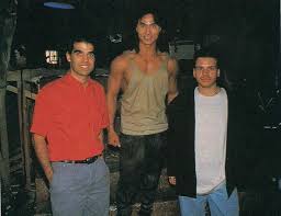 Mortal kombat is a 1995 action movie, directed by paul w. Nba Jam The Book On Twitter Mortal Kombat Co Creators Ed Boon And John Tobias Pose With Robin Shou A K A Liu Kang On The Set Of The Mortal Kombat Movie Circa 1995 Https T Co V4t0i94wkx