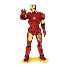 Details About Fascinations Metal Earth 3d Steel Model Kit Marvel Iron Man Color Tony Stark