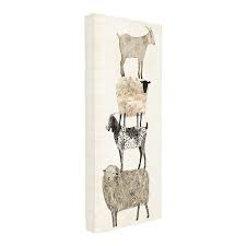 Download this free vector about farm animals collection, and discover more than 15 million professional graphic resources on freepik. Stupell Home Decor Fun Stacked Sheep And Goats Farm Animals Stretched Canvas Wall Art