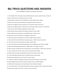 80s trivia questions and answers. 82 Best 80s Trivia Questions And Answers This Is The Only List You Ll Need Trivia Questions And Answers Funny Trivia Questions Fun Trivia Questions