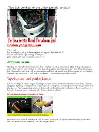 Maybe you would like to learn more about one of these? Tips Jaga Kereta
