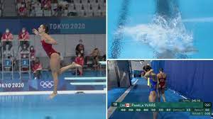 The canadian was attempting a 3.5 difficulty dive to make the final on monday. Ayvbun Oipdodm