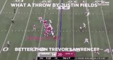 While he was never going … Justin Fields Gifs Tenor