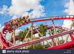 Rip Ride Rockit Roller Coaster At Universal Studios Theme Park In Stock Photo Alamy