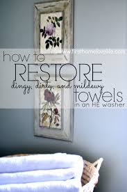 To keep your towels white, wash them with only other white towels and laundry. Restoring Old Towels To New Again First Home Love Life