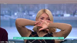 holly willoughby in tears whilst meeting boy with cerebral palsy