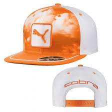 Puma Cobra Digi Sky 110 Stretch Snapback Golf Cap Popular Holiday Gifts Puma Orange Hats