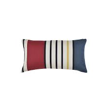 Lot De 2 Coussins Rectangulaire Gouts Rouge Bobochic