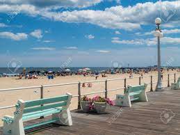 The accommodations are modest and so are the prices, but the location cannot be beat. A Summer Day View Of The Beach And Boardwalk In Avon By The Sea Stock Photo Picture And Royalty Free Image Image 101541683