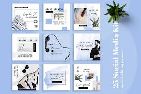 This package is for you. 50 Best Social Media Kit Templates Graphics 2021 Design Shack