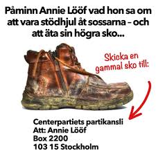 Annie marie therése lööf is a swedish politician and lawyer. Glom Inte Att Paminna Annie Om Hennes Skoatnings Lofte Sweden