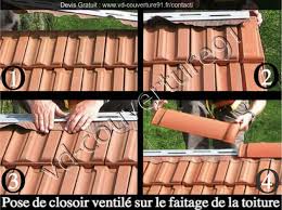 Closoir De Faitage De Toit Toit Toiture Tole Aluminium