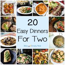 Give it a twist with pancetta and parmesan and you'll have a quick dinner for two ready in 20 minutes! 20 Easy Dinners For Two Bless This Empty Nest