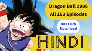 Dragon ball is a japanese anime television series produced by toei animation. Hindi Dragon Ball 1986 One Click Download All 153 Episodes Youtube